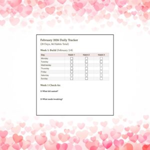 February 2026 Habit Tracker